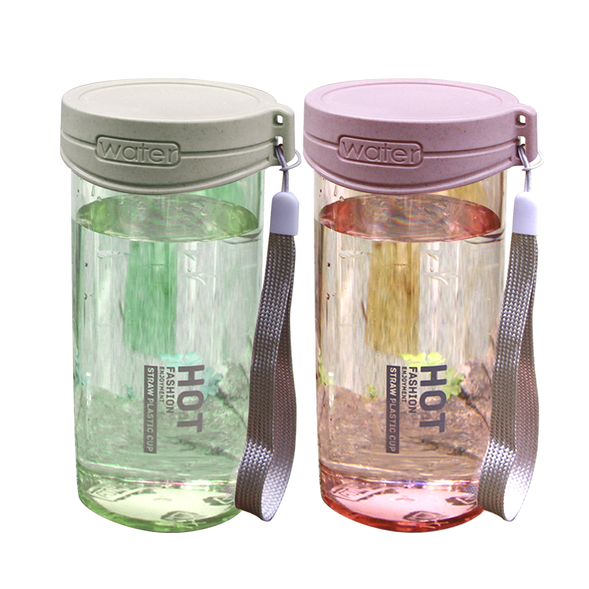 Tumbler with Wheat Straw Lid (350ml)